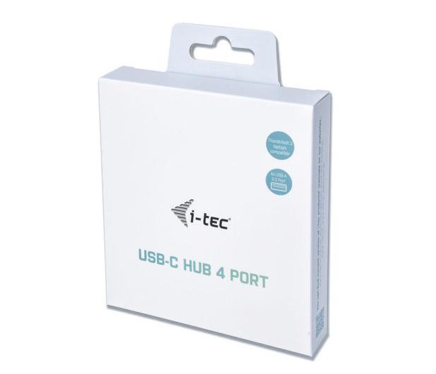 I-TEC USB-C Thunderbolt 4x USB 3.0 Metal HUB 28cm - 446051 - zdjęcie 4